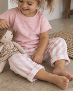 Capri VIRAL lino rosa - tienda online