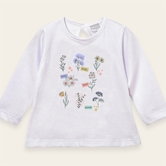 Remera garden blanco