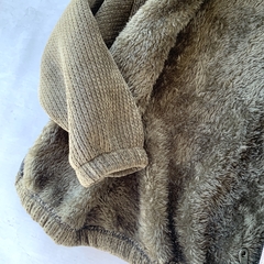 Campera chenille verde - tienda online