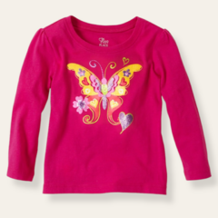 Remera importada mariposa