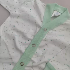 Enterito algodón estrellitas verde - Carcajada Ropa de Chicos