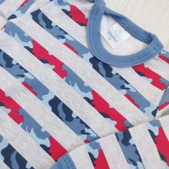 Body camuflado azul en internet