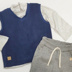 Chaleco polar JONY turquesa - tienda online