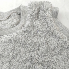 Chaleco corderito Alpes gris - comprar online