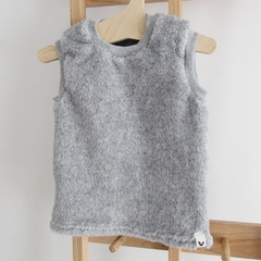 Chaleco corderito Alpes gris