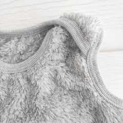 Chaleco corderito Boston gris - tienda online
