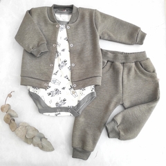 Pantalón frisa Oslo visón - Carcajada Ropa de Chicos