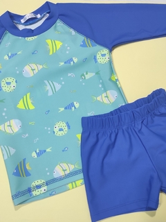Short UV50 azul navy - comprar online