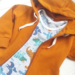 Campera elastizada BOMBAY ladrillo - comprar online