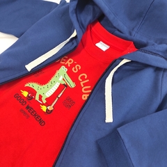 Campera elastizada BOMBAY azul marino - comprar online
