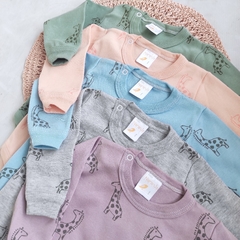 Body JIRAFITAS celeste pastel en internet
