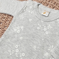 Body Aleli gris melange - Carcajada Ropa de Chicos