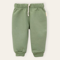 Pantalón frisa Pekin verde musgo