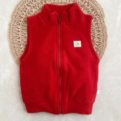 Chaleco polar FELIX rojo