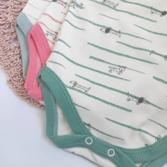 Body DOGGY coral - Carcajada Ropa de Chicos