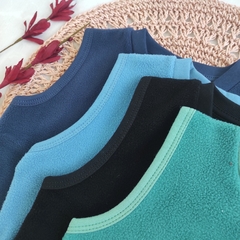 Chaleco polar JONY azul - comprar online