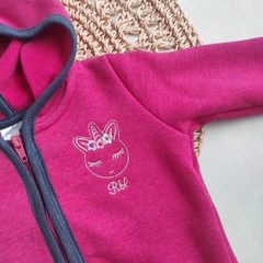 Campera frisa SONIA fucsia - Carcajada Ropa de Chicos
