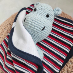 Manta plush rayada en internet