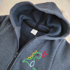 Campera frisa PETER azul melange - comprar online