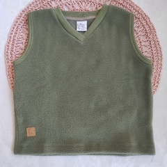 Chaleco polar JONY verde musgo
