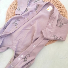 Enterito JIRAFITAS lila - Carcajada Ropa de Chicos