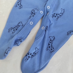 Enterito JIRAFITAS azul navy - Carcajada Ropa de Chicos