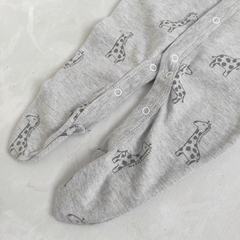 Enterito JIRAFITAS gris melange - Carcajada Ropa de Chicos