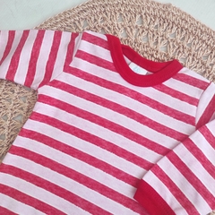 Body rayado Mora rojo - comprar online