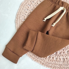 Pantalón frisa Oasis chocolate - comprar online