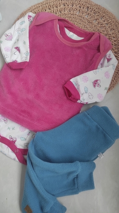 Chaleco piel BENNY fucsia - comprar online