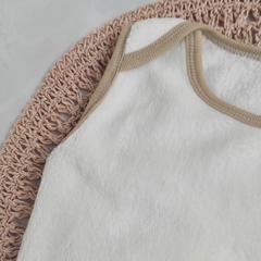 Chaleco piel BENNY crudo - Carcajada Ropa de Chicos