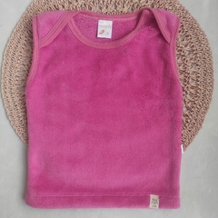 Chaleco piel BENNY fucsia