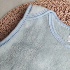 Chaleco piel BENNY celeste - tienda online