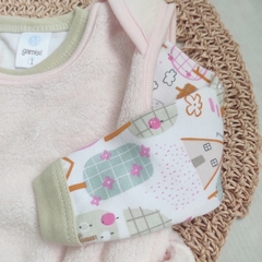 Chaleco piel BENNY rosa - tienda online