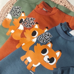 Buzo ZORRITO verde - comprar online