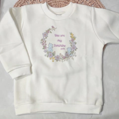 Buzo frisa LUZ crudo - Carcajada Ropa de Chicos