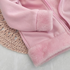 Campera París rosa - Carcajada Ropa de Chicos