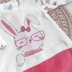 Enterito plush coneja blanco - Carcajada Ropa de Chicos