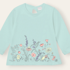 Remera HORTENSIA aqua