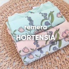 Remera HORTENSIA gris melange - comprar online