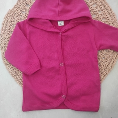 Campera algodón fucsia