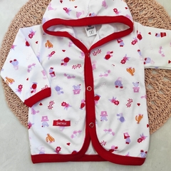 Campera algodón CACTUS rojo