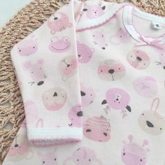 Body BARRY caritas rosa - Carcajada Ropa de Chicos