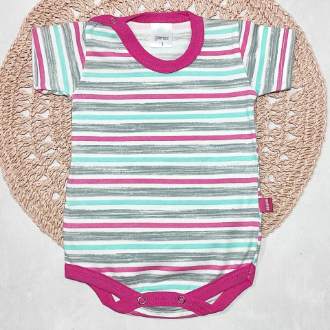 Body rayado Sol fucsia