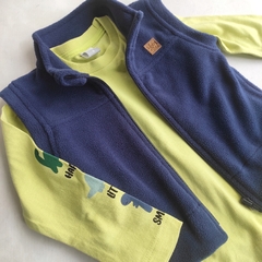 Remera MANGA DINOS verde manzana - comprar online