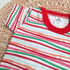 Body rayado Ambar rojo - comprar online
