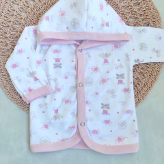 Campera algodón ZORROS rosa