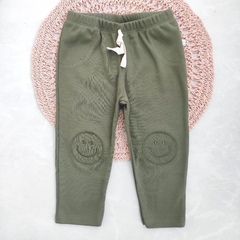 Pantalón algodón CARITAS verde oliva