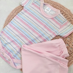 Pantalón algodón NAPOLES rosa - comprar online