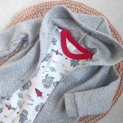 Campera algodón NIZA gris - comprar online
